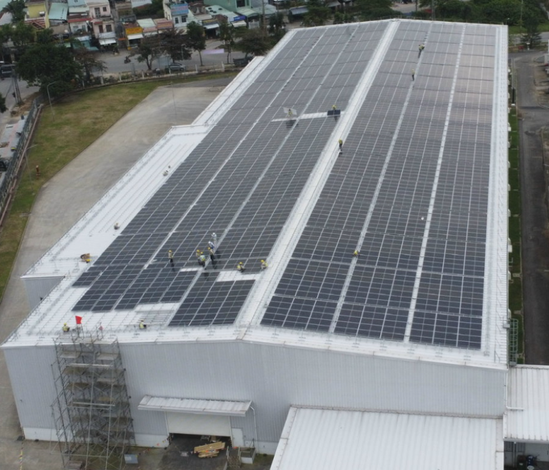 CÔNG TY TNHH MABUCHI MOTOR VIỆT NAM - LẮP ĐẶT HỆ THỐNG PIN NĂNG LƯỢNG MẶT TRỜI
